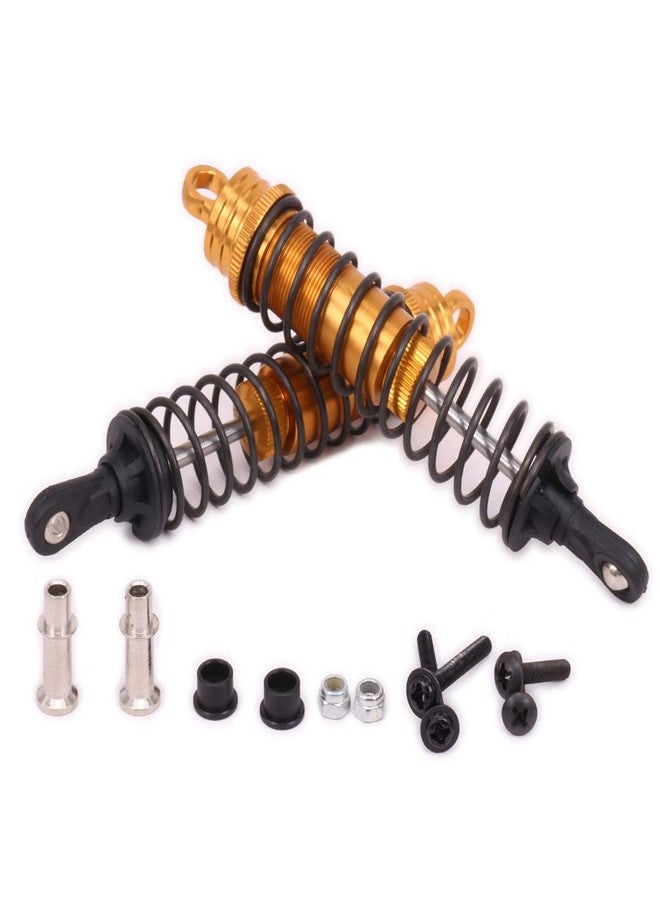 HobbyCrawler Aluminum Shock Absorber Damper 122mm Oil Filled Adjustable for 1/8 Buggy Truck HPI HSP Losi Axial Tamiya RC Car Upgraded Hop-Up Parts(yellow) - Image 3